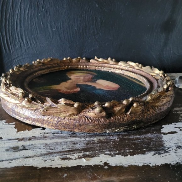 Vintage Artinini Etched Engraving in Gilded Frame, Innocence, by Artini Art Inc - Picture 5 of 6